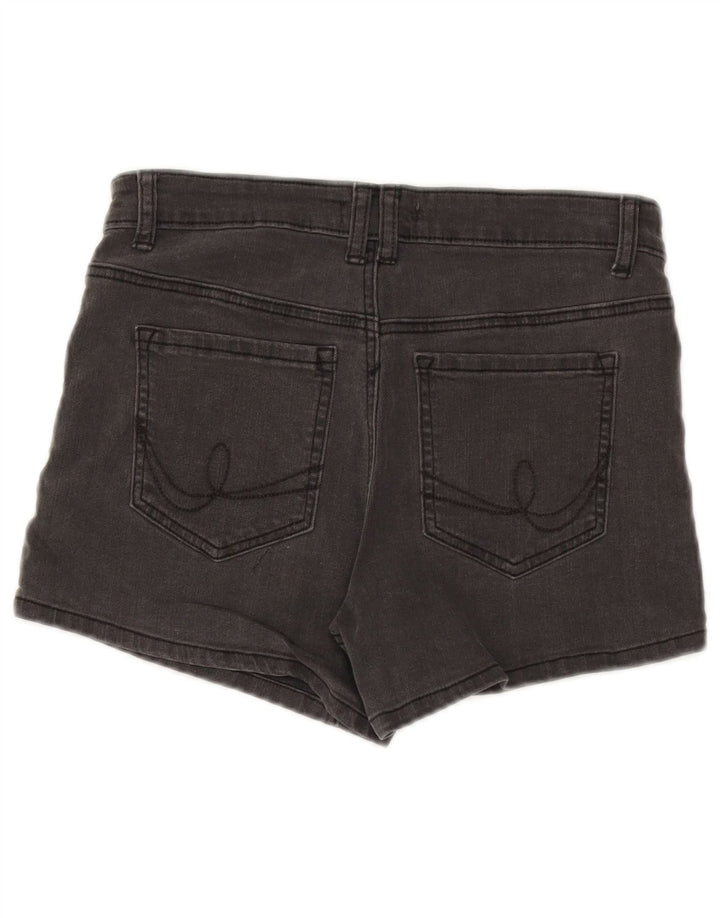 Oasis Dame denim Shorts UK 10 Small W28 Grå Bomuld