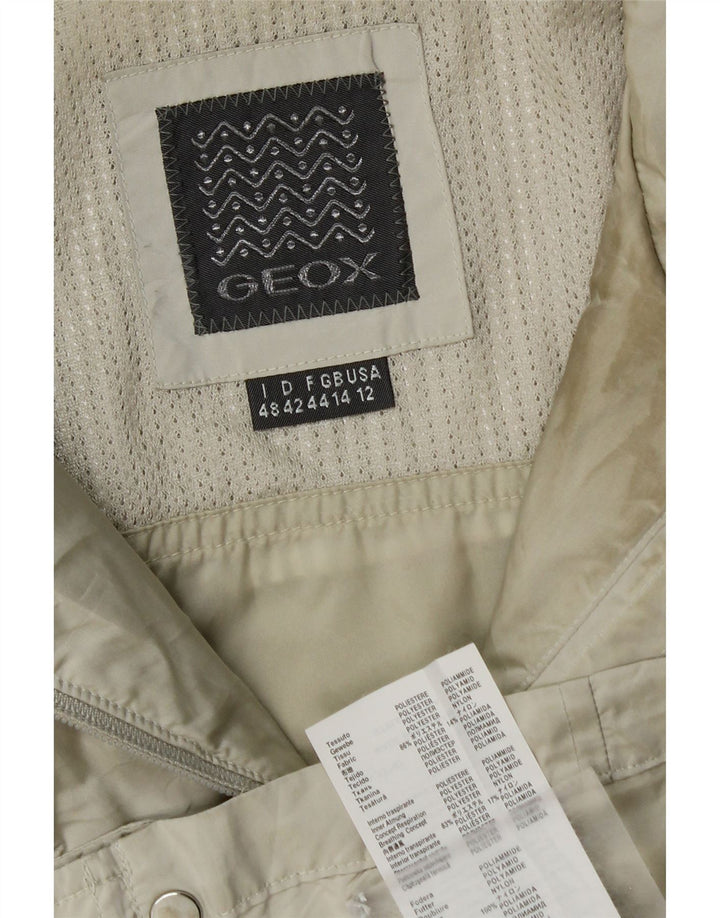 Geox Womens Utility Jacket UK 14 Large Grå Polyester