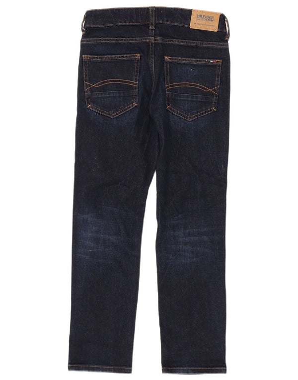 Tommy Hilfiger drenge lige jeans 9-10 år W26 L25 marineblå bomuld