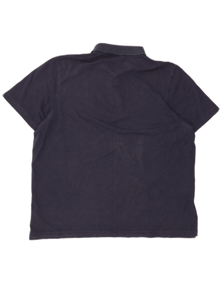 Lacoste herre poloskjorte str. 8 3XL marineblå bomuld