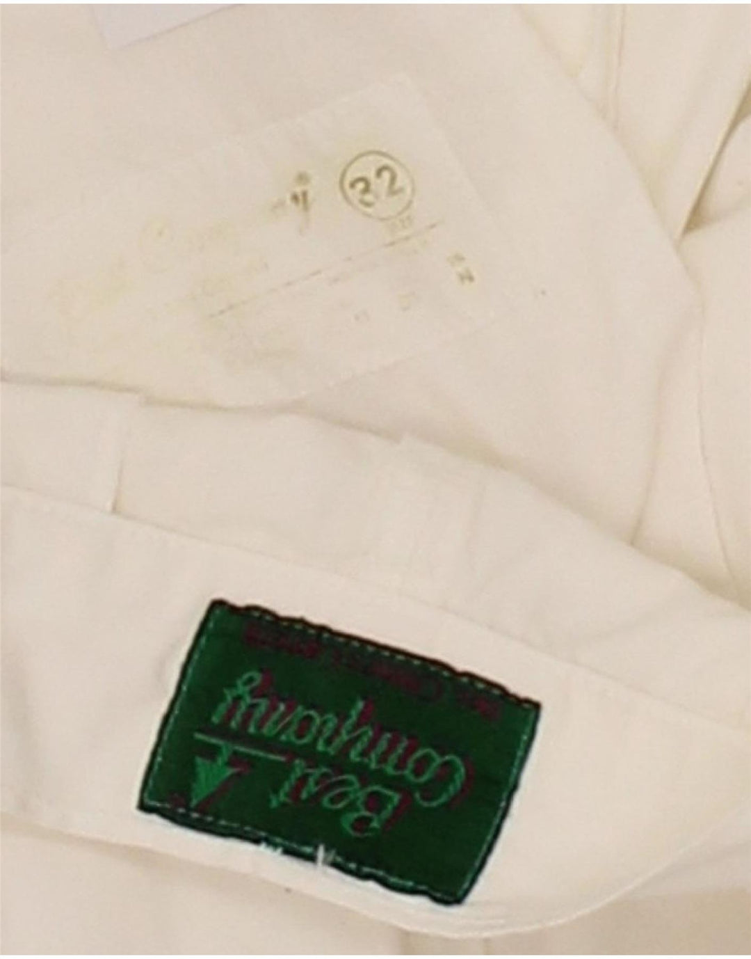 BEDSTE FIRMA Herre Pegged Chino Bukser W32 L32 Hvid