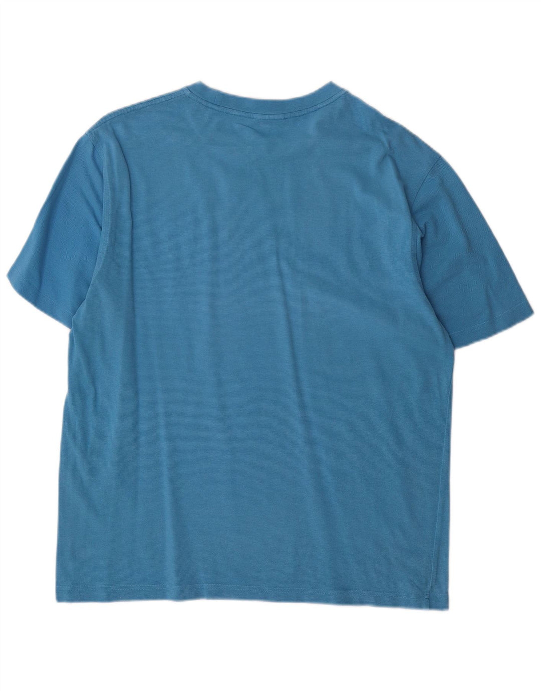 Lacoste Herre T-Shirt Top Størrelse 4 Medium Blå Bomuld