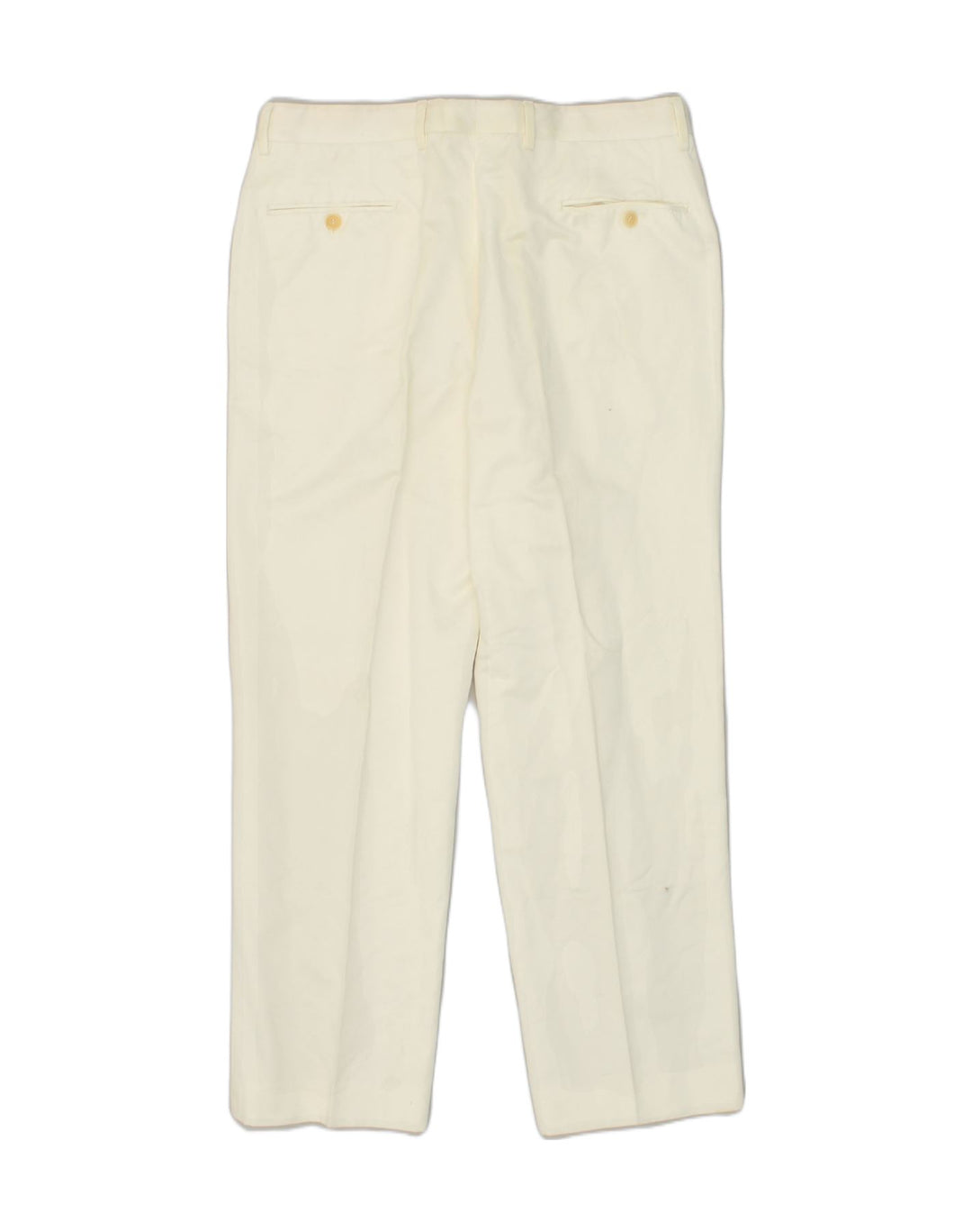 GIANFRANCO FERRE Mens Slim Chino Trousers W36 L28 Off White Cotton | Vintage Gianfranco Ferre | Thrift | Second-Hand Gianfranco Ferre | Used Clothing | Messina Hembry 