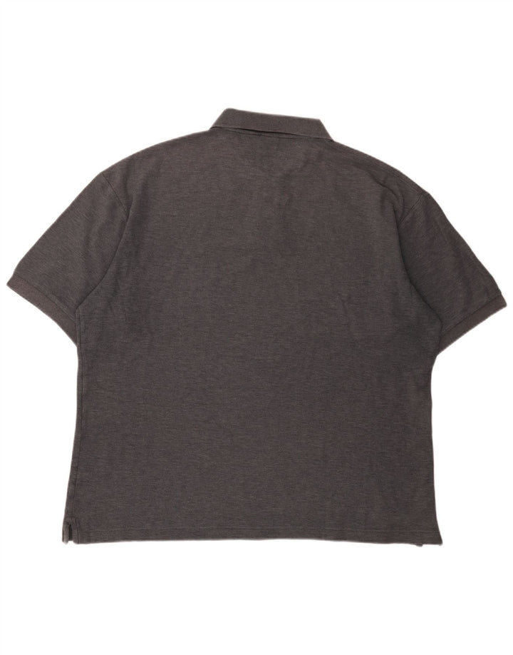 Fila Polo Shirt til mænd IT 56 XL Grå Flecked Bomuld