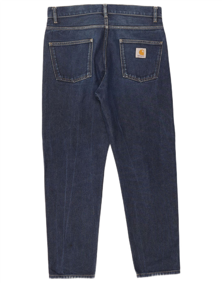 Carhartt Herre Slim Jeans W30 L29 Marineblå Bomuld