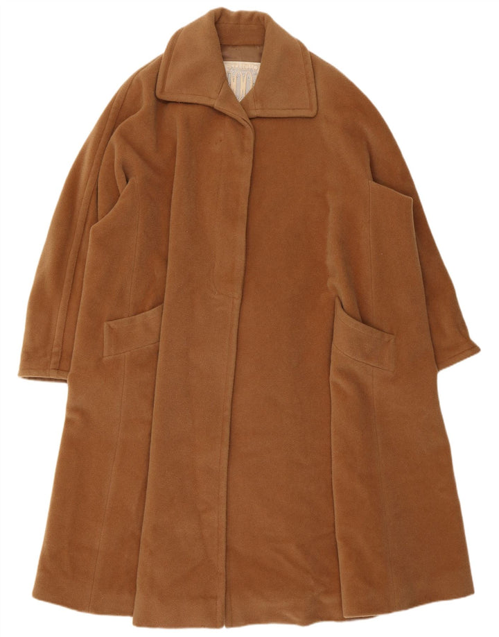 Ferre Dame Oversized Overfrakke UK 14 Medium Brun Uld