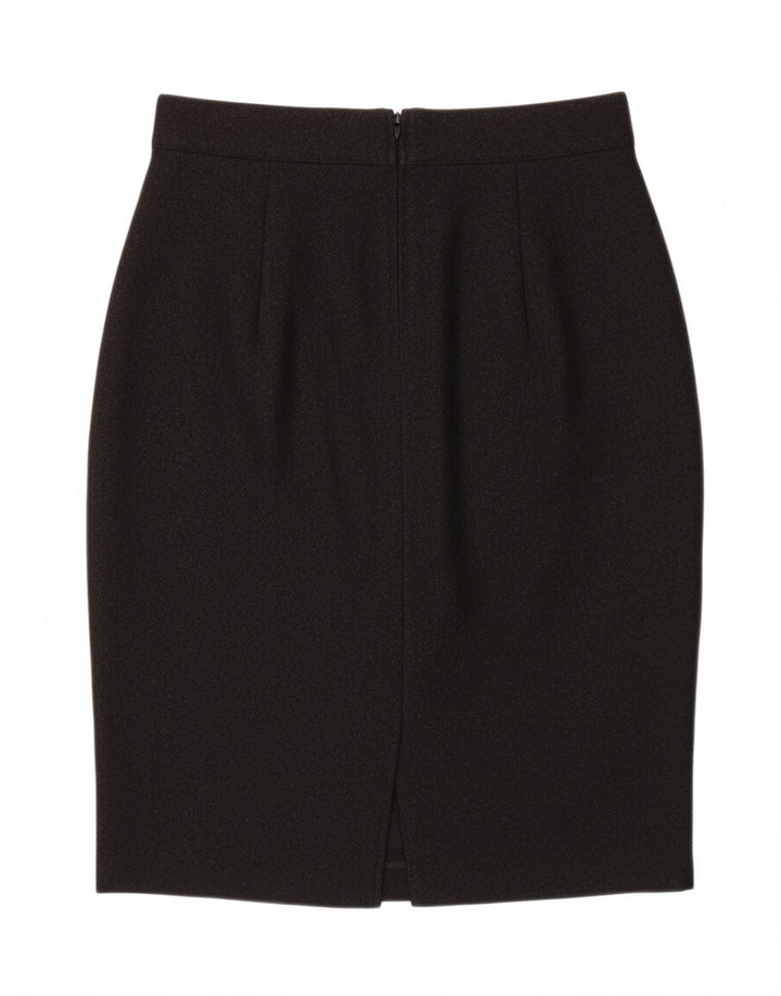 BENETTON Womens Pencil Skirt IT 42 Medium W26  Grey Wool Vintage Benetton and Second-Hand Benetton from Messina Hembry 