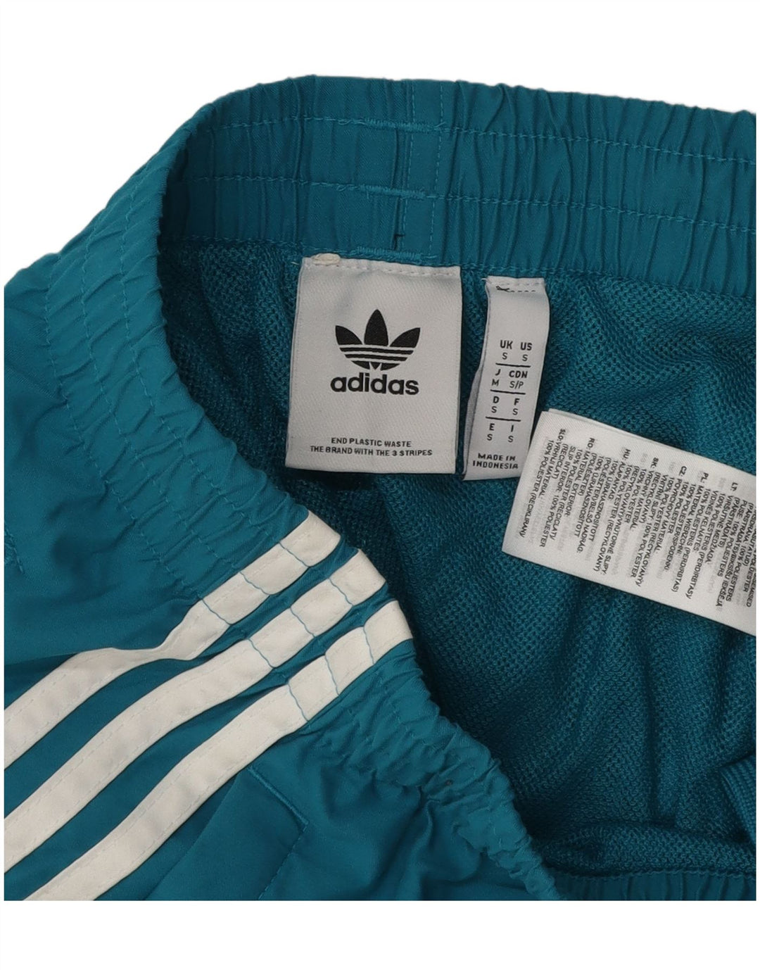 Adidas Sportsshorts til kvinder UK 8 Small Blue Polyester