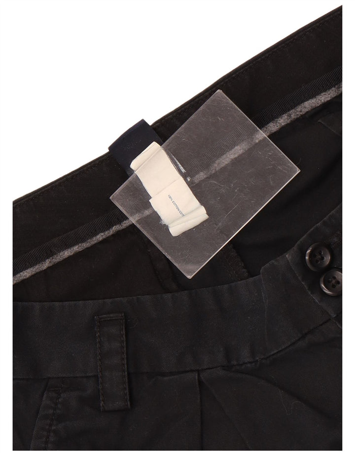 Gap Dame Chino Shorts UK 12 Medium W32 Sort Bomuld