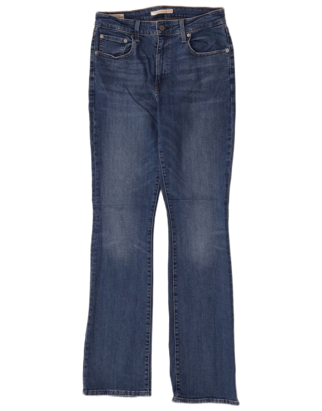 Levi's Dame 725 High Rise Bootcut Jeans W31 L34 Blå Bomuld