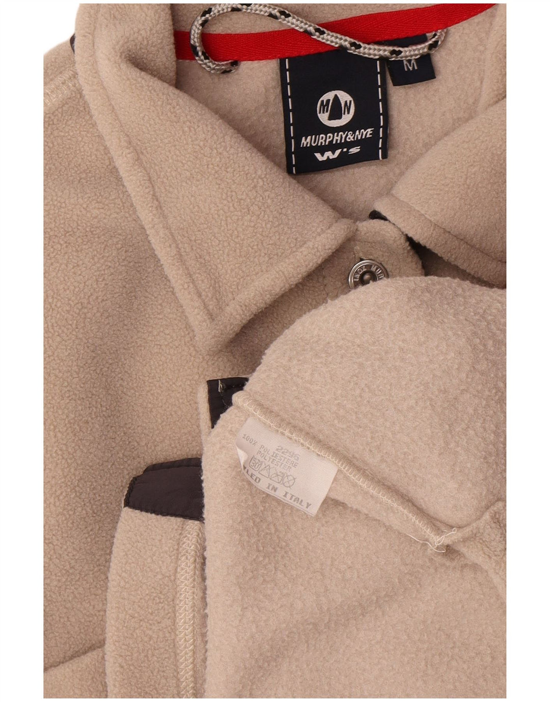Murphy & Nye Fleeceskjorte til kvinder UK 14 Medium Beige Polyester