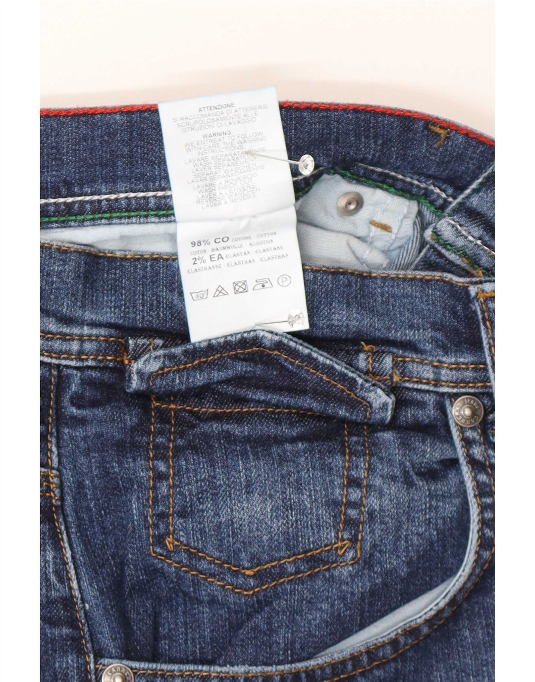 Carrera Herre 710 Regular Straight Jeans W36 L34 Blå Bomuld