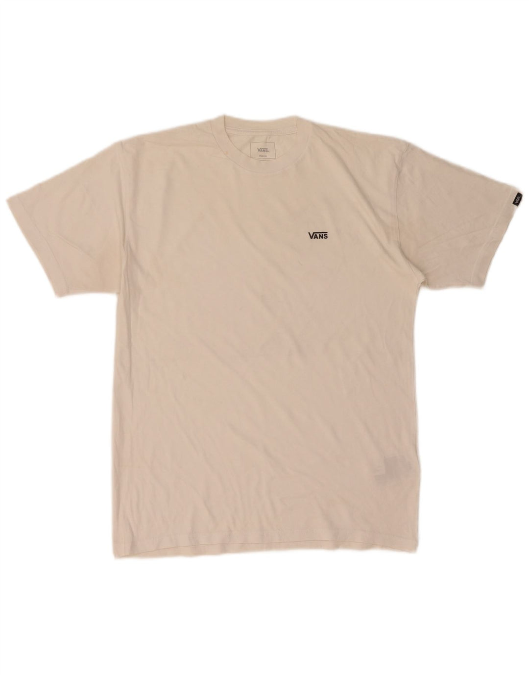 VANS Herre Classic Fit T-Shirt Top Medium White