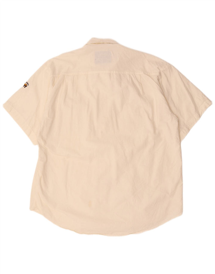 Camel Active Herre Kortærmet Military Shirt XL Hvid