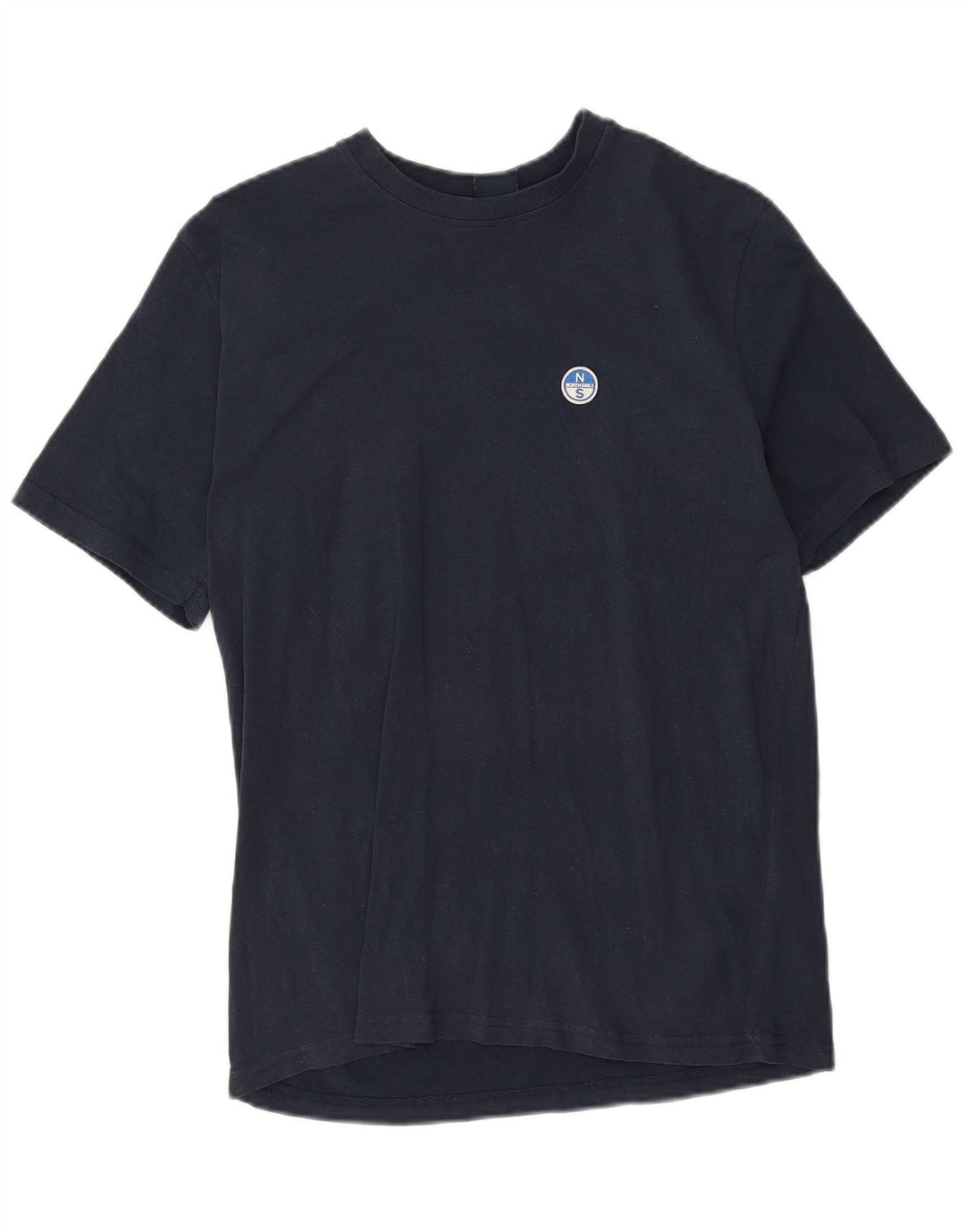 North Sails Herre T-Shirt Top Lille Marineblå Bomuld