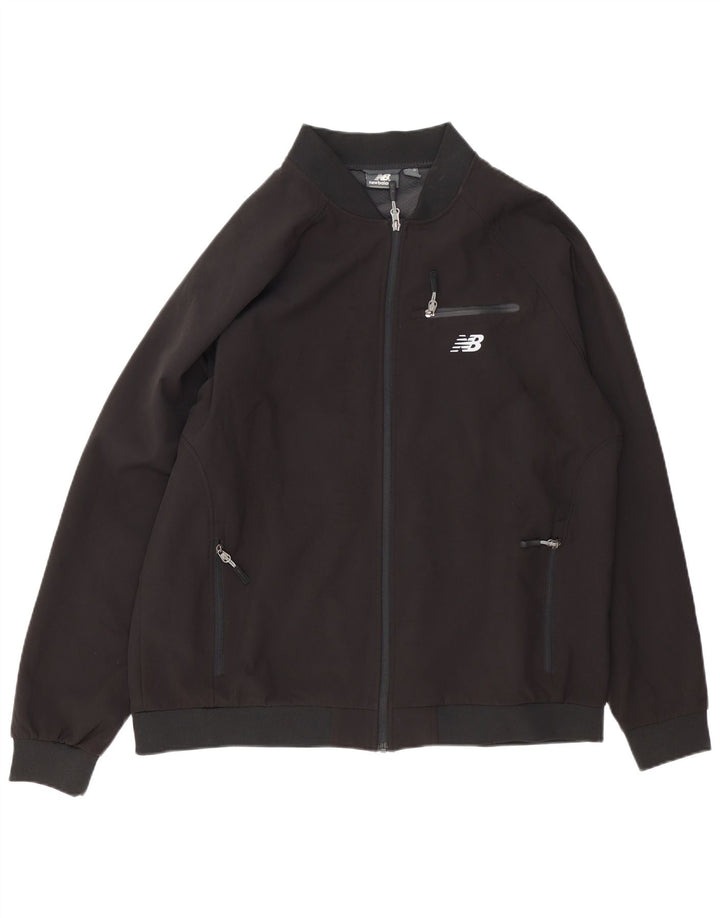 New Balance Træningsdragt til mænd Topjakke XL Sort Polyester