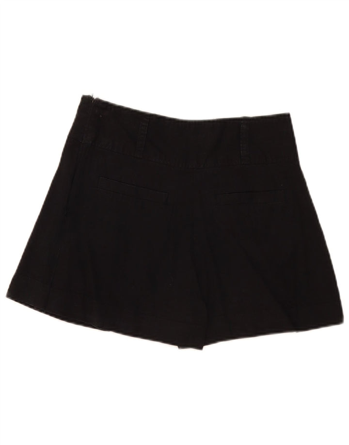Oasis Womens Pegged Casual Shorts UK 8 Small W28 Black Lyocell