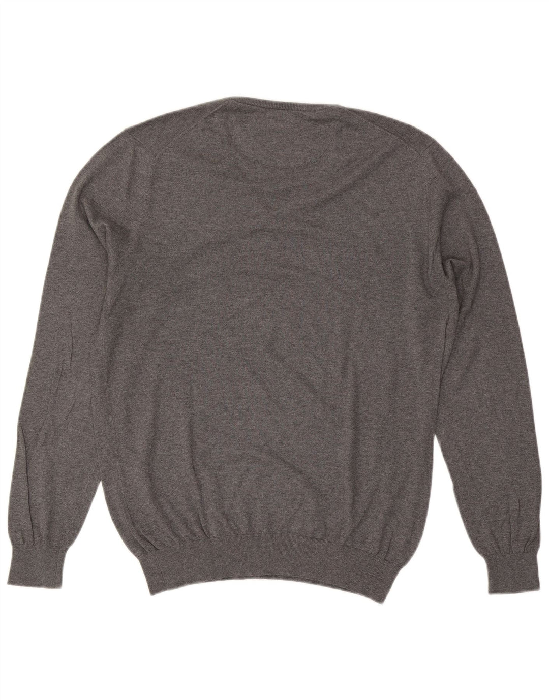 Massimo Dutti Herre V-hals sweater XL Grå Bomuld