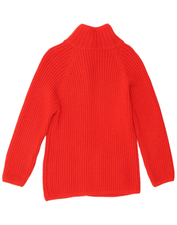 Vintage dame cardigan sweater UK 10 Lille rød uld