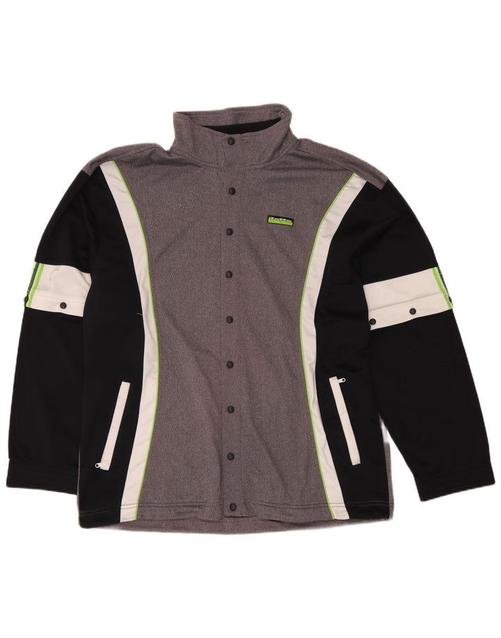 Lotto Herre træningsdragt Topjakke UK 44/46 2XL Grå Colourblock Polyester