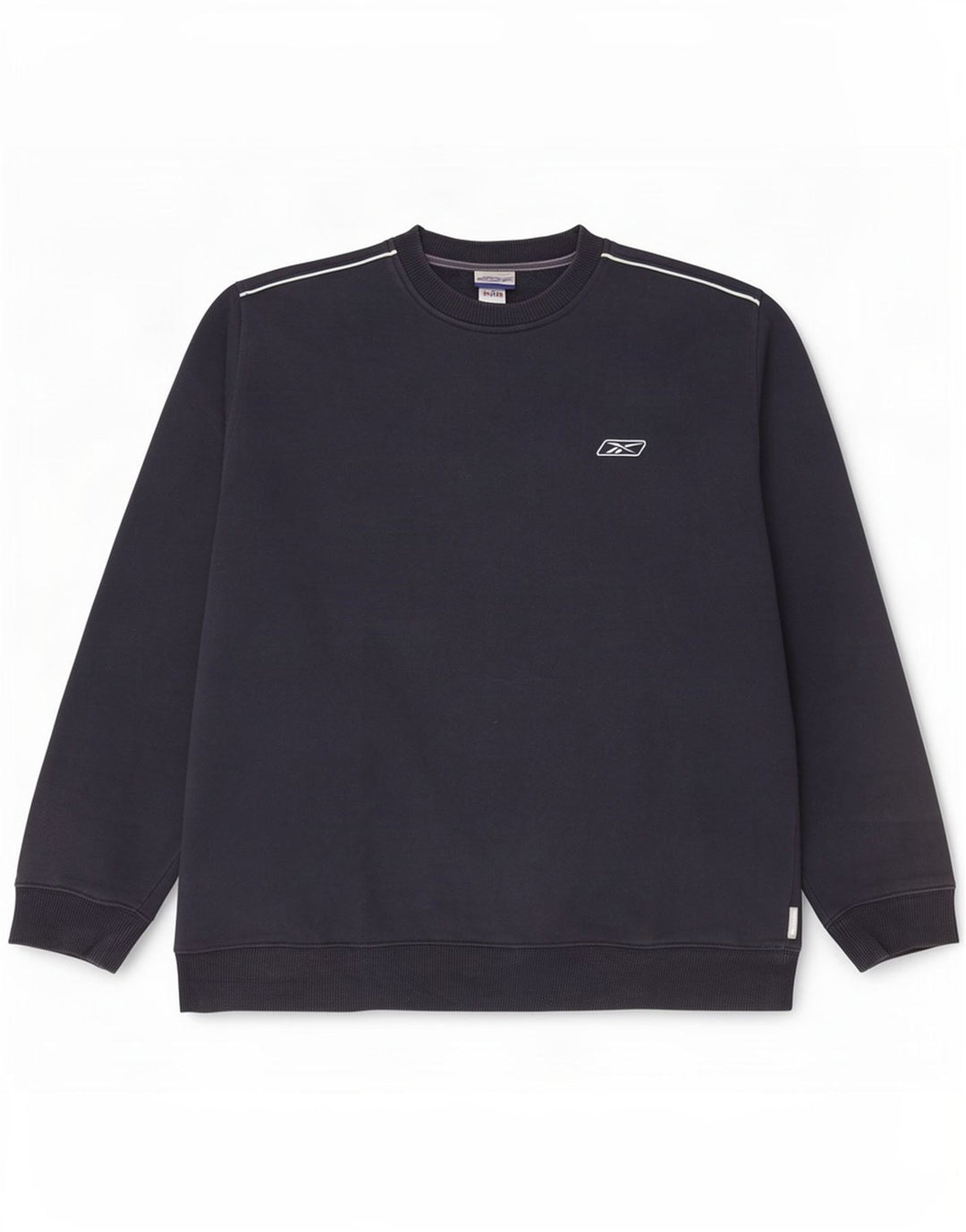 Reebok Sweatshirt til mænd, stor marineblå bomuld