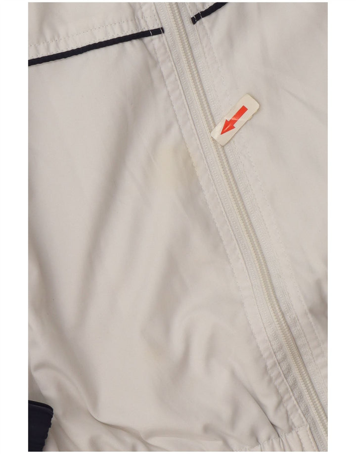 Masita Træningsdragt til mænd Topjakke Medium White Colourblock Polyester