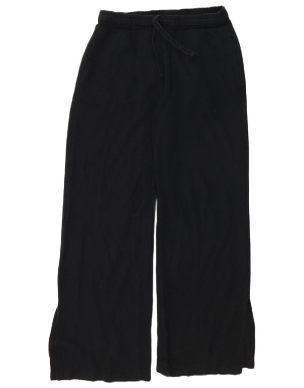 Zara Womens Loose Fit træningsdragt Bukser UK 10 Small Black Bomuld