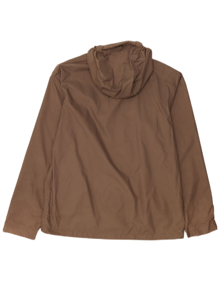 Helly Hansen Regnjakke med hætte til mænd UK 40 Stor Beige Polyamid