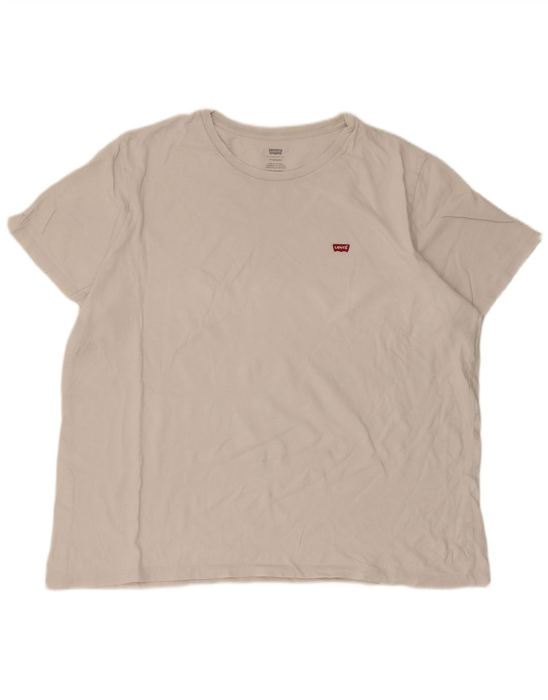 Levi's Herre Standard T-Shirt Top 2XL Hvid