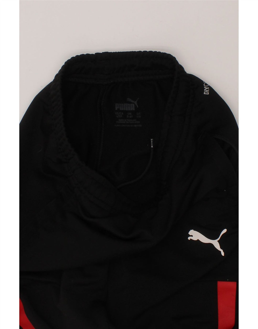 PUMA Boys AC Milan Tracksuit Trousers 5-6 Years  Black Polyester Vintage Puma and Second-Hand Puma from Messina Hembry 