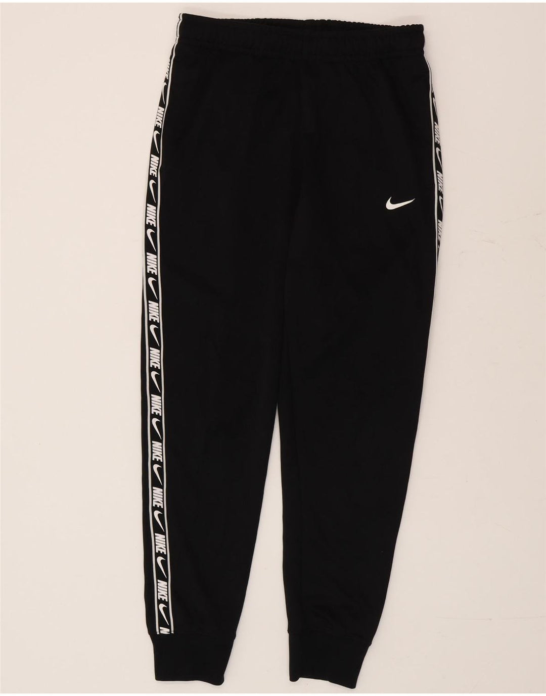 Nike Herre Dri Fit Grafisk træningsdragt Bukser Joggers Lille sort polyester