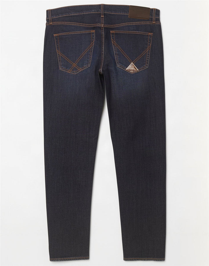 Roy Rogers Slim Jeans til mænd W36 L32 Marineblå bomuld