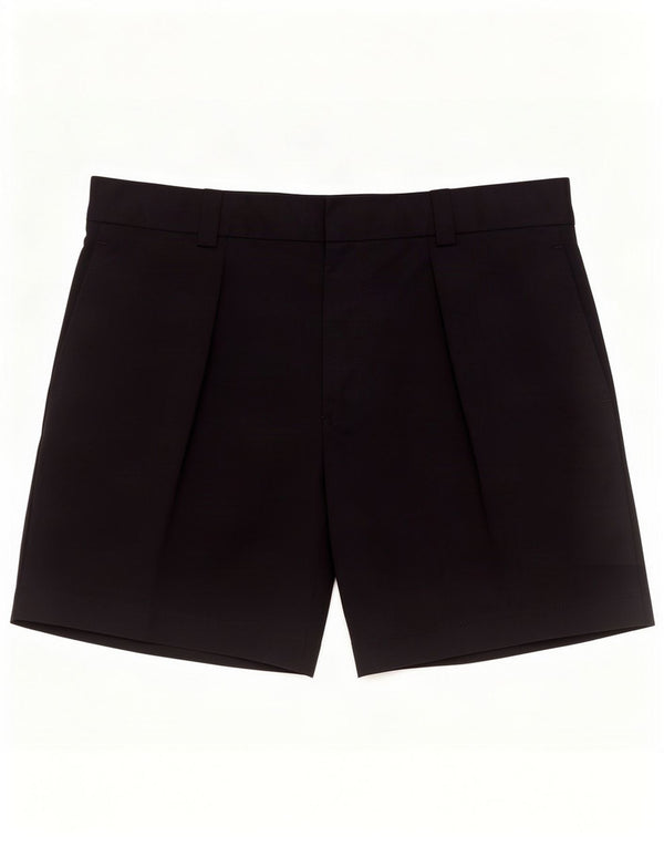 Topshop Womens Pegged Chino Shorts UK 12 Medium W30 Black Polyester