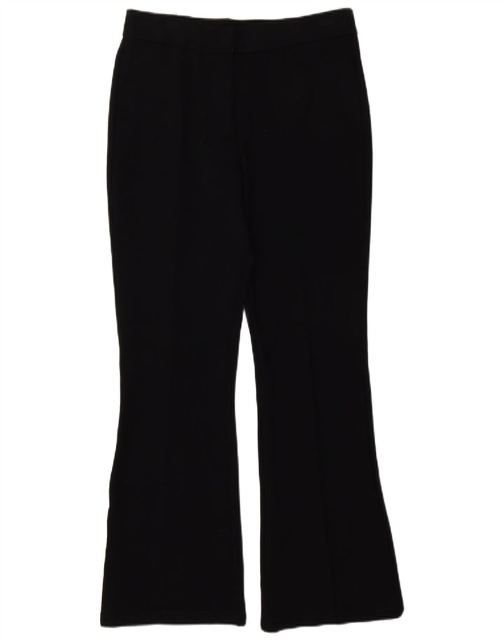 ZARA Womens Bootcut Casual Trousers Medium W28 L28 Black Viscose
