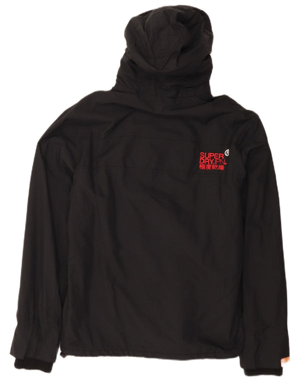 Superdry Graphic Windbreaker Jacket til kvinder UK 14 Medium Black