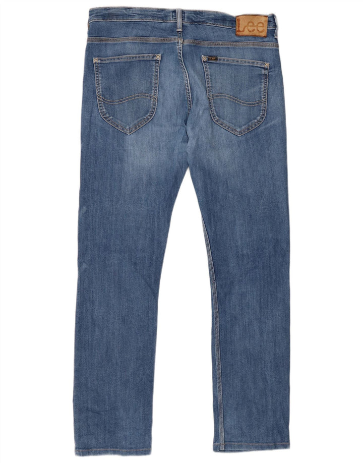 Lee Mens Powell Slim Jeans W34 L32 Blå Bomuld