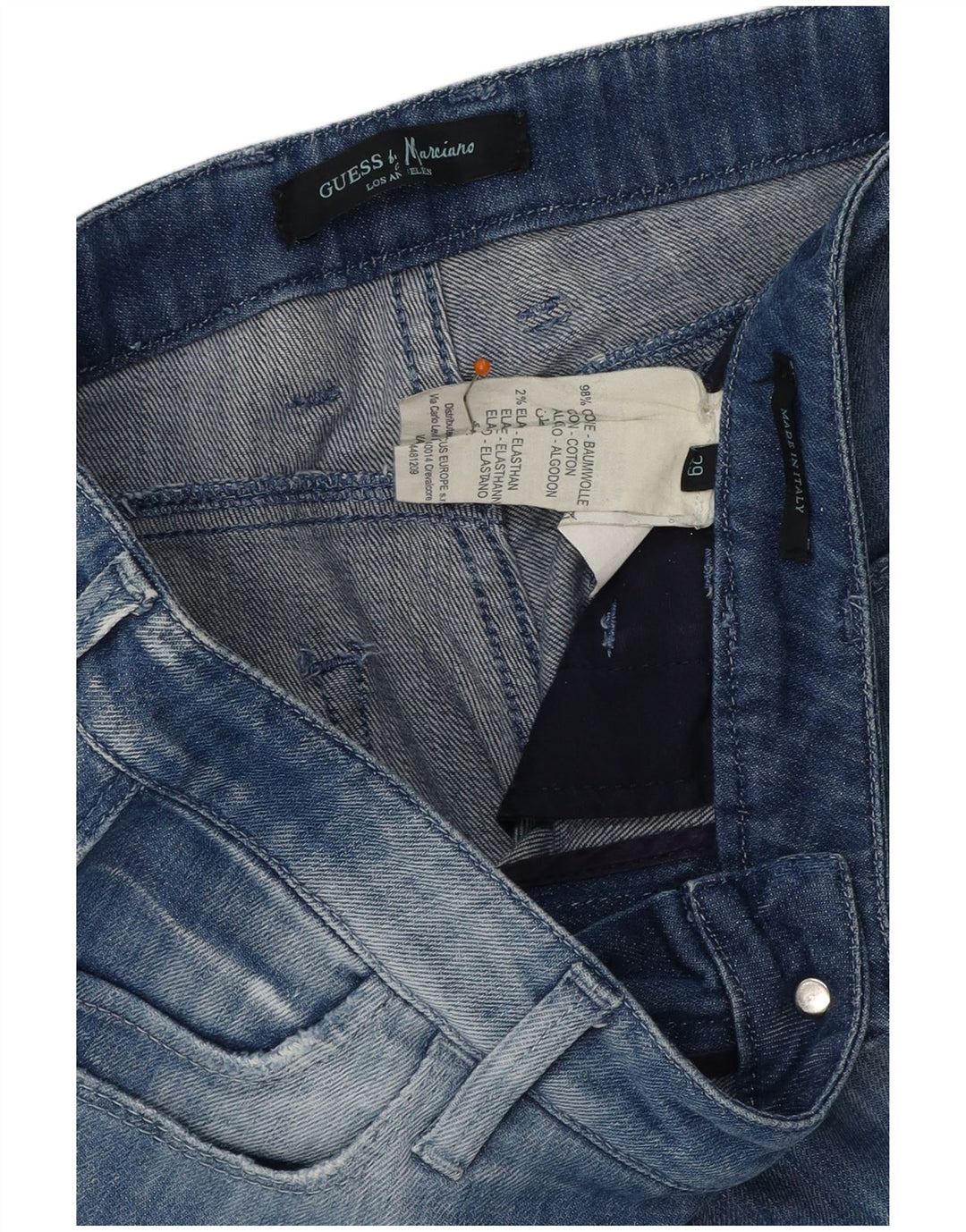 GUESS BY MARCIANO Slim Jeans til kvinder W29 L30 Blå bomuld