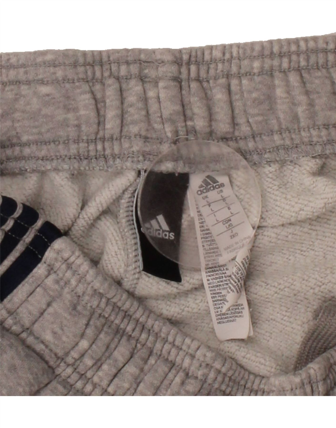 ADIDAS Womens Tracksuit Trousers UK 14 Large Grey Cotton Vintage Adidas and Second-Hand Adidas from Messina Hembry 