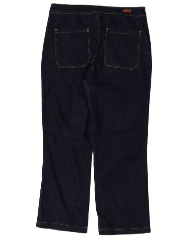 Massimo Dutti Dame Cropped Jeans EU 40 Medium W30 L25 Marineblå Bomuld