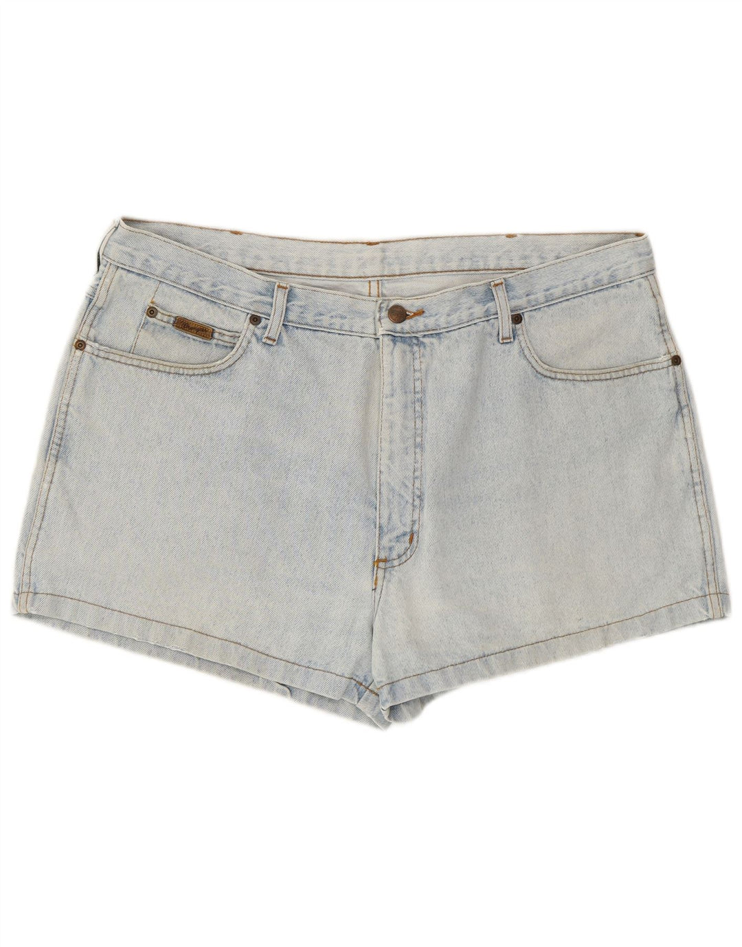 WRANGLER Dame Denim Shorts W40 2XL Blå Bomuld Western