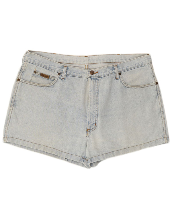 WRANGLER Dame Denim Shorts W40 2XL Blå Bomuld Western