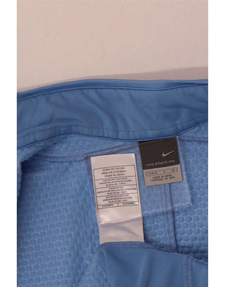 Nike ærmeløs træningsdragt topjakke til kvinder US 4/6 Small Blue Polyester