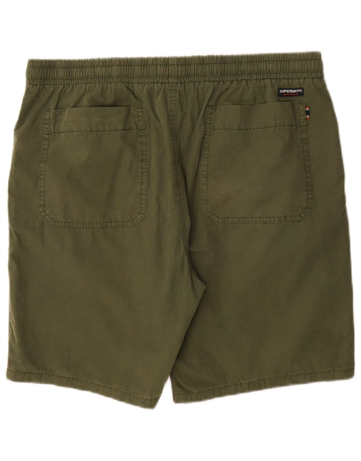 Superdry Chino Shorts til mænd store W34 Khaki Bomuld