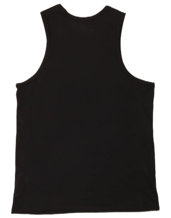 Nike Herre Dri Fit Grafisk Vest Top Medium Sort Polyester