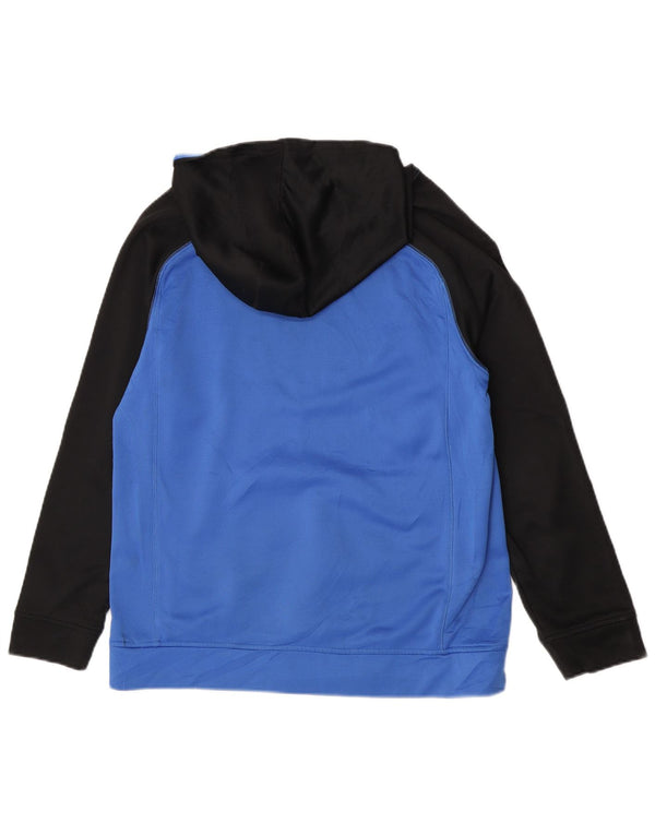 Adidas Grafisk hættetrøje til drenge 13-14 år XL Blå Colourblock Polyester