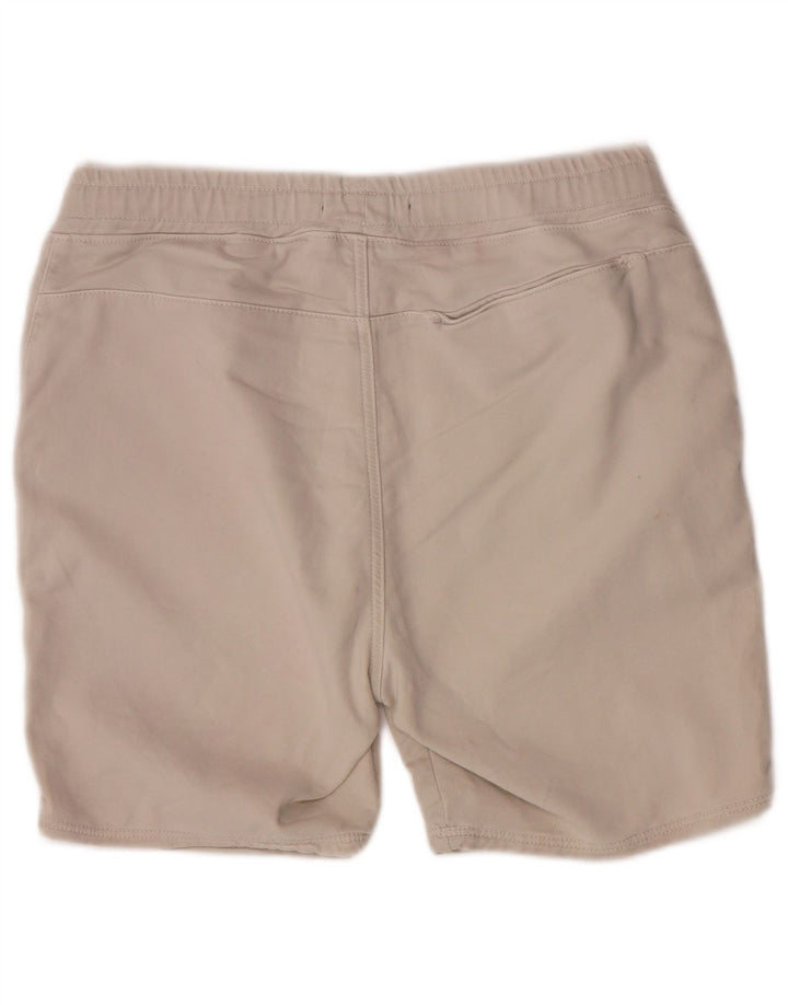 Zara Herre Regular Fit Sportshorts Stor Beige Bomuld