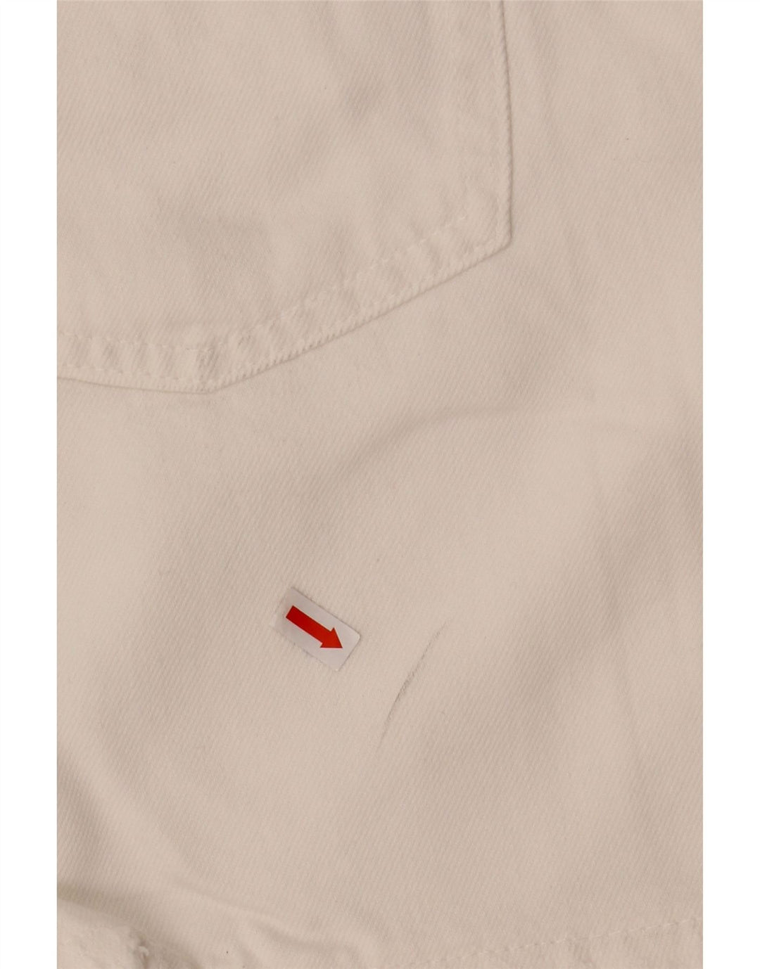 Zara denimshorts til kvinder EU 40 Medium W30 Hvid