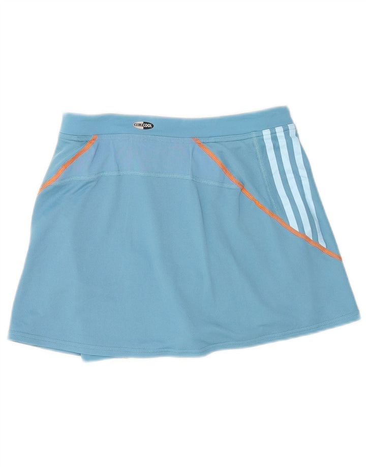 Adidas Womens Skort UK 10 Small Blue Polyester