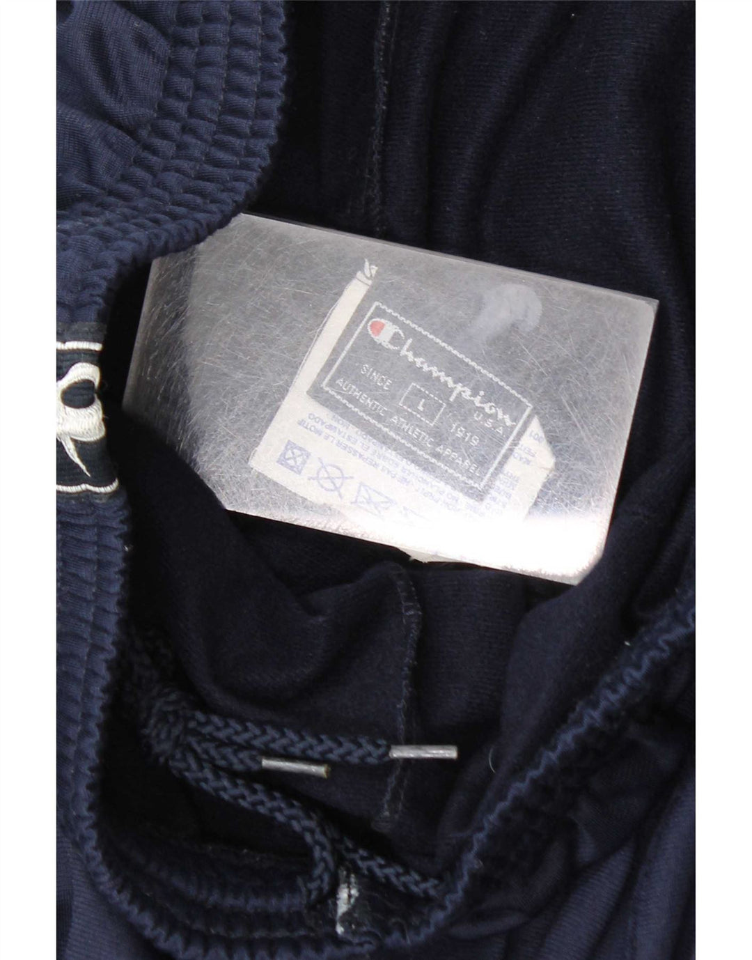 Champion Herre grafisk træningsdragt Bukser Large Navy Blue Polyester