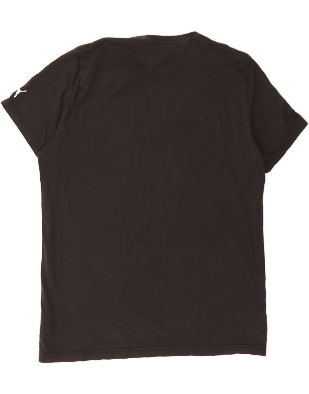PUMA Mens Graphic T-Shirt Top XL Black Cotton Vintage Puma and Second-Hand Puma from Messina Hembry 